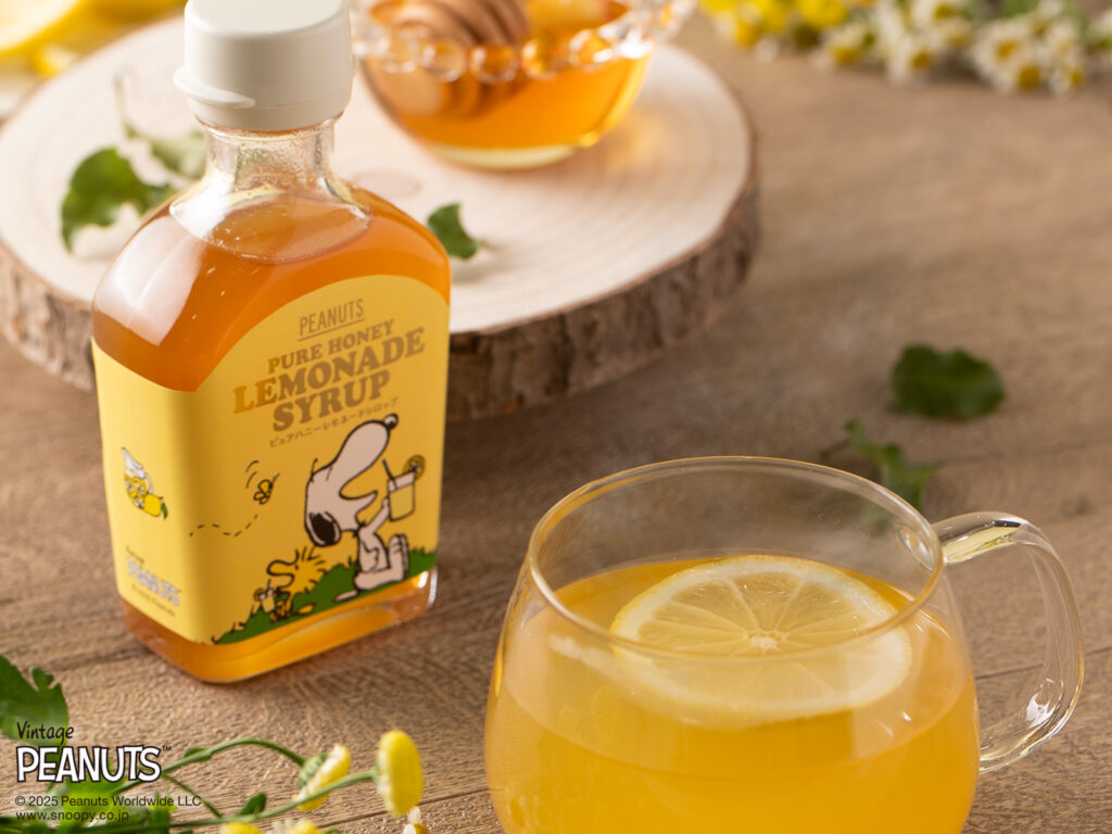 「SNOOPY ピュアハニーレモネードシロップ」